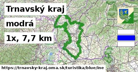 Trnavský kraj Turistické trasy modrá iná