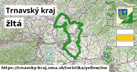 Trnavský kraj Turistické trasy žltá iná