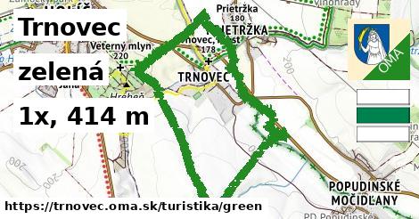 Trnovec Turistické trasy zelená 