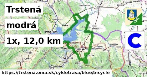 Trstená Cyklotrasy modrá bicycle