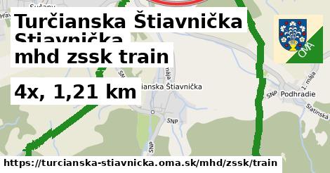 Turčianska Štiavnička Doprava zssk train