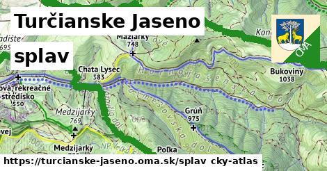Turčianske Jaseno Splav  
