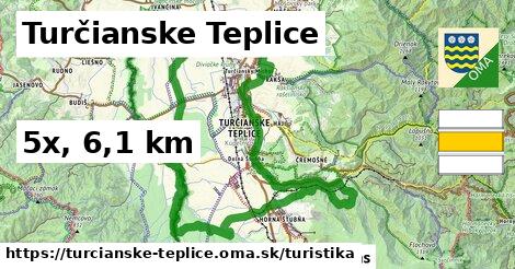 Turčianske Teplice Turistické trasy  