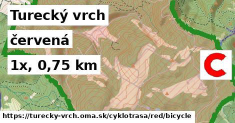 Turecký vrch Cyklotrasy červená bicycle