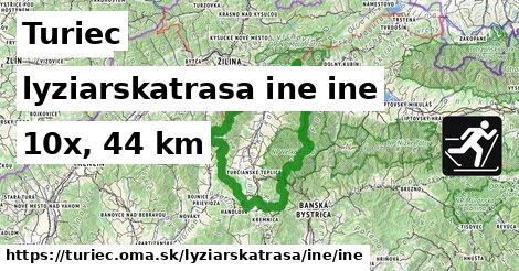 Turiec Lyžiarske trasy iná iná