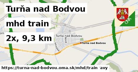 Turňa nad Bodvou Doprava train 