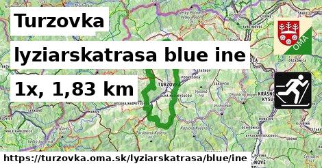 Turzovka Lyžiarske trasy modrá iná