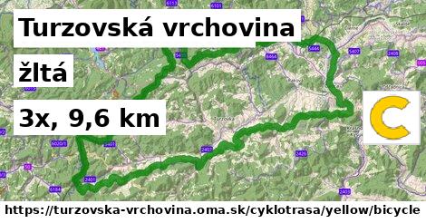 Turzovská vrchovina Cyklotrasy žltá bicycle