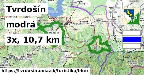 Tvrdošín Turistické trasy modrá 