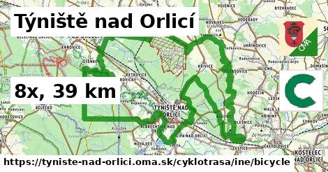 Týniště nad Orlicí Cyklotrasy iná bicycle