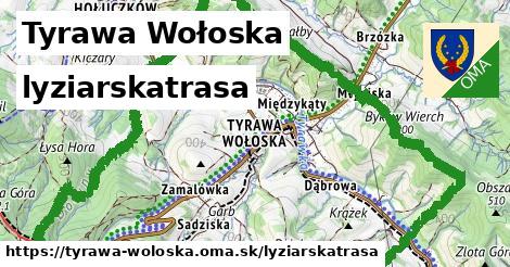Tyrawa Wołoska Lyžiarske trasy  