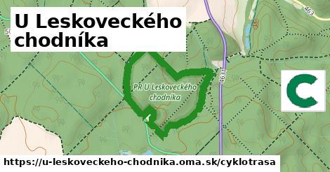 U Leskoveckého chodníka Cyklotrasy  