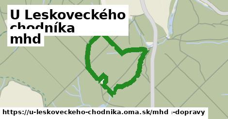 U Leskoveckého chodníka Doprava  