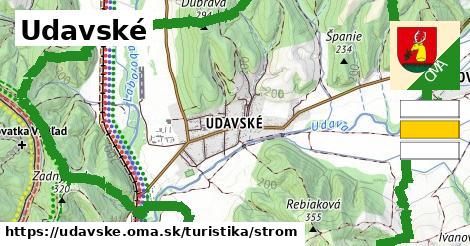 Udavské Turistické trasy strom 