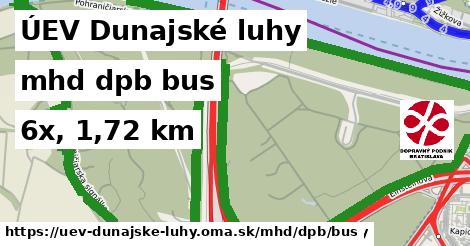 ÚEV Dunajské luhy Doprava dpb bus