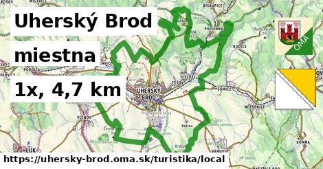 Uherský Brod Turistické trasy miestna 