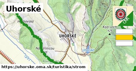 Uhorské Turistické trasy strom 