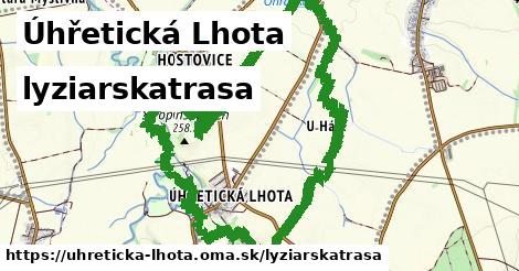 Úhřetická Lhota Lyžiarske trasy  