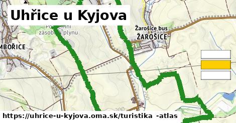 Uhřice u Kyjova Turistické trasy  