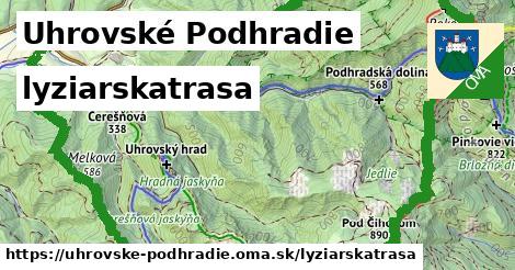 Uhrovské Podhradie Lyžiarske trasy  