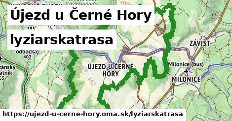 Újezd u Černé Hory Lyžiarske trasy  