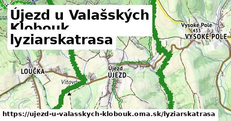 Újezd u Valašských Klobouk Lyžiarske trasy  