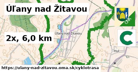 Úľany nad Žitavou Cyklotrasy  