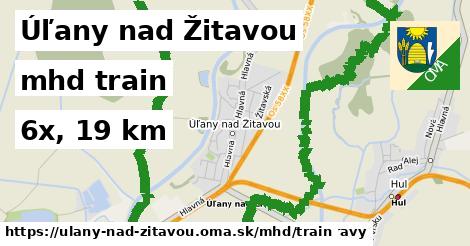 Úľany nad Žitavou Doprava train 