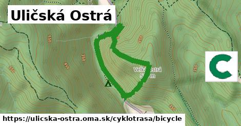 Uličská Ostrá Cyklotrasy bicycle 