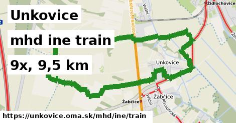 Unkovice Doprava iná train
