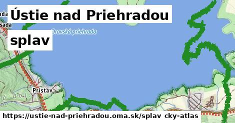 Ústie nad Priehradou Splav  