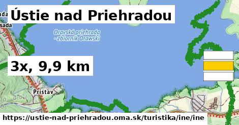 Ústie nad Priehradou Turistické trasy iná iná