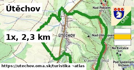 Útěchov Turistické trasy  