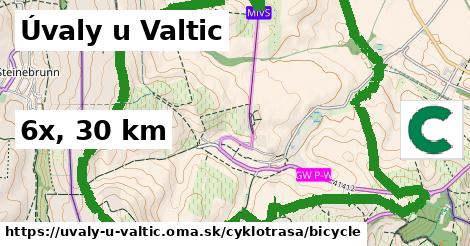Úvaly u Valtic Cyklotrasy bicycle 