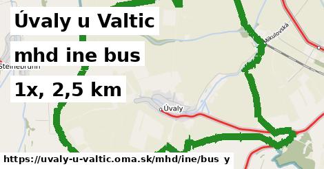Úvaly u Valtic Doprava iná bus