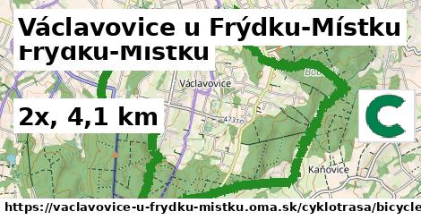 Václavovice u Frýdku-Místku Cyklotrasy bicycle 