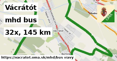 Vácrátót Doprava bus 