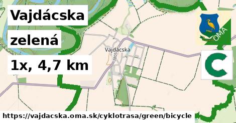 Vajdácska Cyklotrasy zelená bicycle