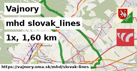 Vajnory Doprava slovak-lines 