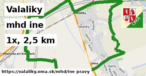 Valaliky Doprava iná 