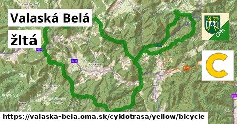 Valaská Belá Cyklotrasy žltá bicycle