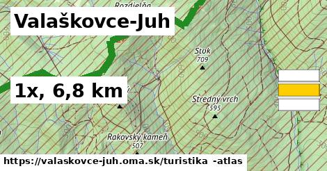 Valaškovce-Juh Turistické trasy  