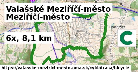 Valašské Meziříčí-město Cyklotrasy bicycle 
