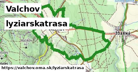 Valchov Lyžiarske trasy  