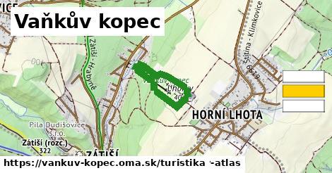 Vaňkův kopec Turistické trasy  