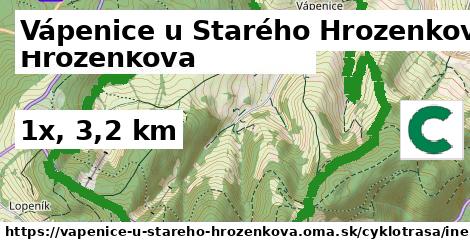 Vápenice u Starého Hrozenkova Cyklotrasy iná 