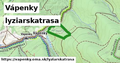 Vápenky Lyžiarske trasy  