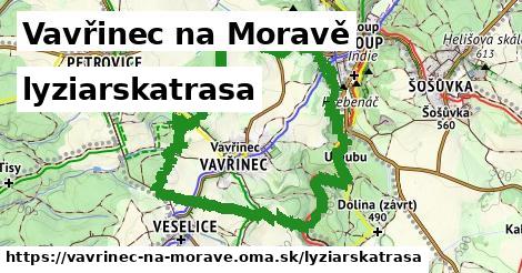 Vavřinec na Moravě Lyžiarske trasy  
