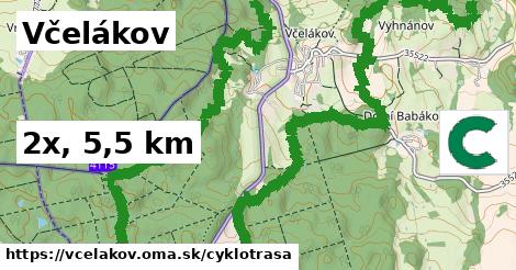 Včelákov Cyklotrasy  