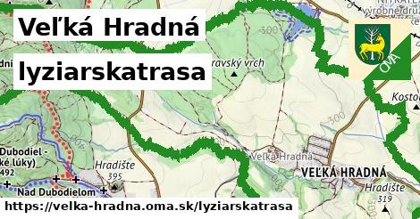 Veľká Hradná Lyžiarske trasy  